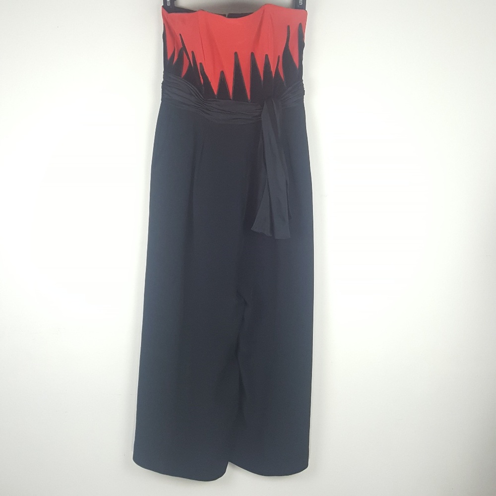 Lian Carlo Vintage Strapless Jumpsuit size 12